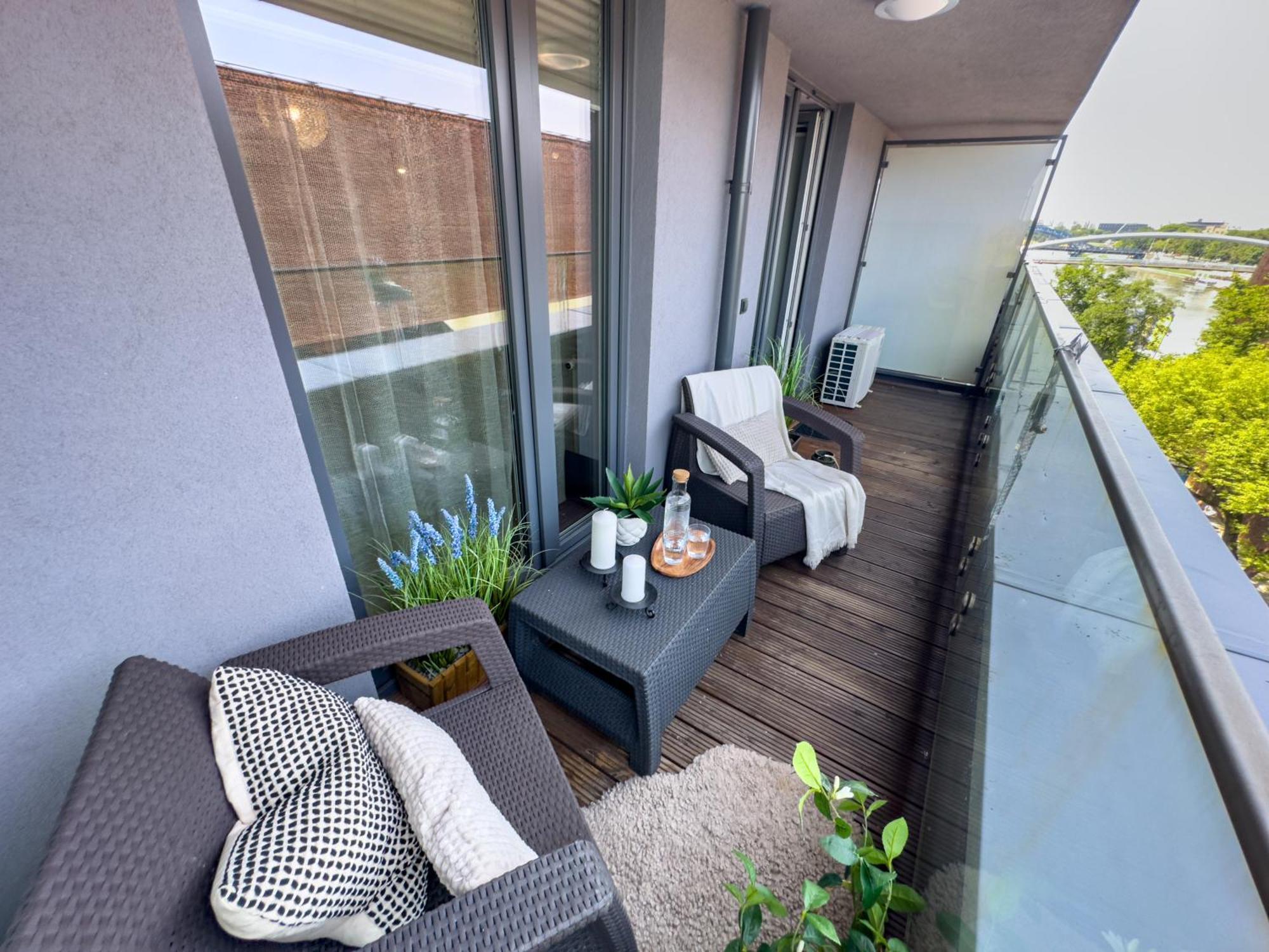 Nadwislanska Przystan Apartament Z Widokiem Na Wisle Cracóvia Exterior foto
