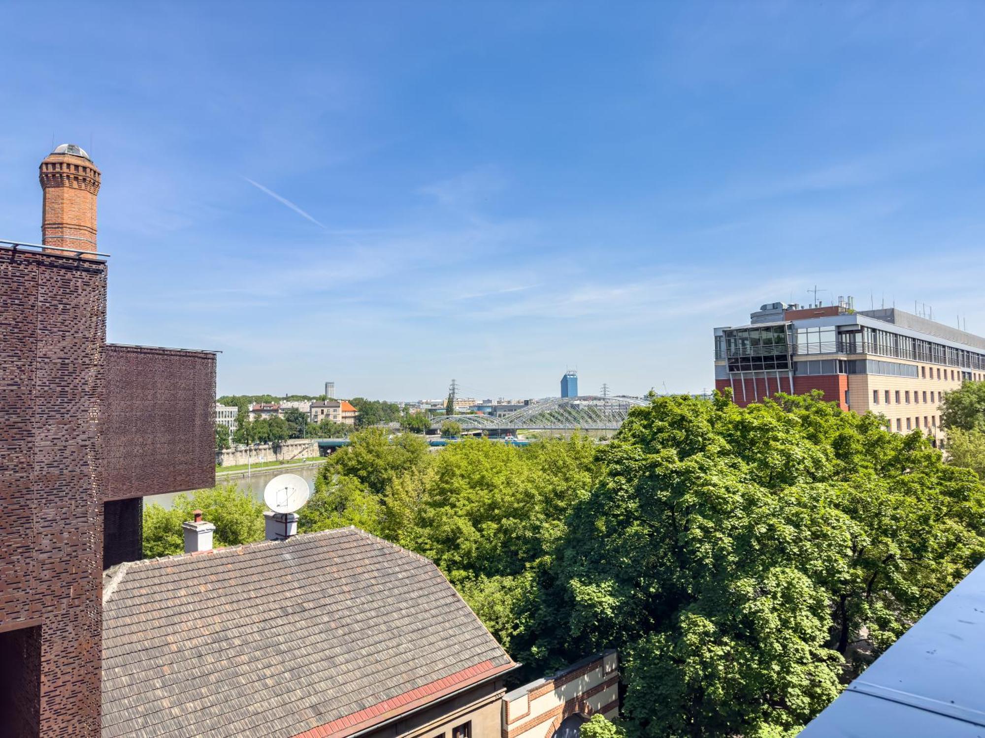Nadwislanska Przystan Apartament Z Widokiem Na Wisle Cracóvia Exterior foto